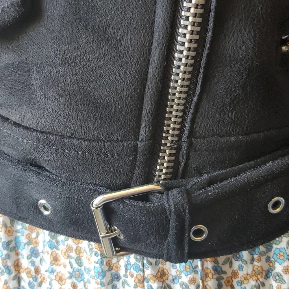 Zara Basic Outer ware faux suede jacket NWOT - Picture 8 of 13